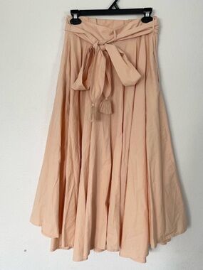 Free people flowy high rise cotton skirt